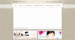 Desktop Screenshot of cochisedermatology.com